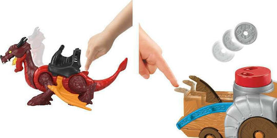 Action Figure Imaginext Knights with Accessories and Vehicle for 3+ Years (Various Designs) 1pc