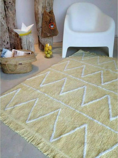 Lorena Canals Hippy Χειροποίητο Παιδικό Χαλί Βαμβακερό Yellow 120x160cm