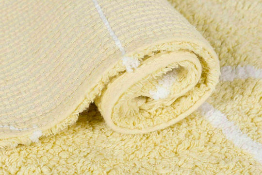 Lorena Canals Hippy Χειροποίητο Παιδικό Χαλί Βαμβακερό Yellow 120x160cm