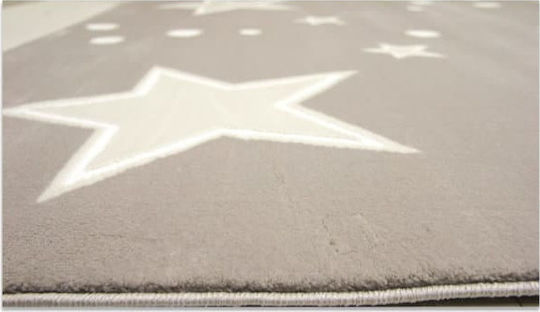 Tzikas Carpets 19422-095 Παιδικό Χαλί Αστέρια Καφέ 160x230cm Πάχους 11mm