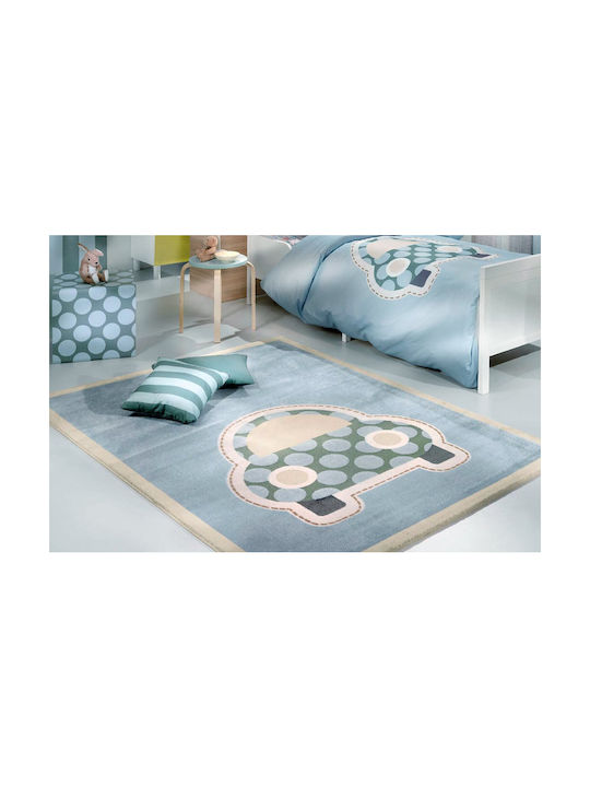 Saint Clair Beatle Παιδικό Χαλί Γαλάζιο 115x175cm
