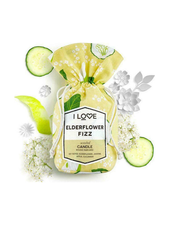 I Love Cosmetics Aromatic Candle In Jar With Elderflower Fizz Perfume 200gr