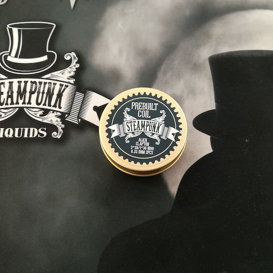 Steampunk Handmade Alien Clapton Σύρμα για D.I.Y. Ηλεκτρονικού Τσιγάρου 0.32Ohm 2τμχ