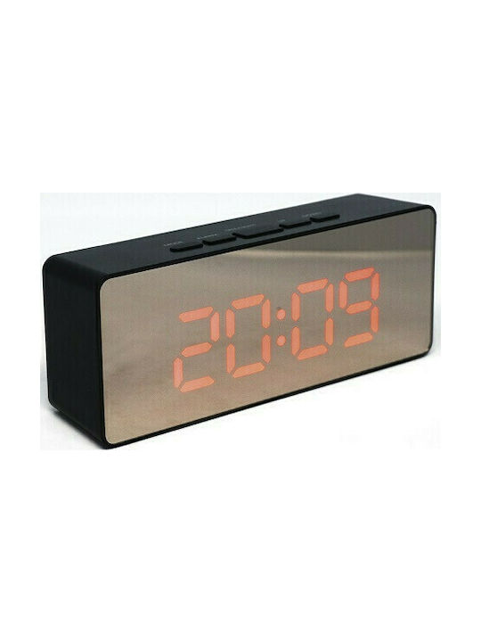 DS-3698L Tabletop Digital Clock with Alarm Mαύρο