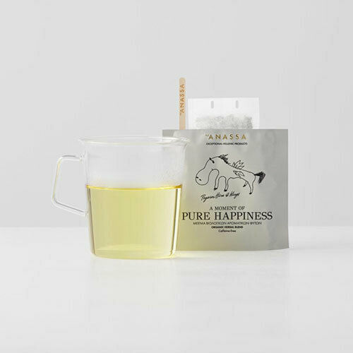 Anassa Organics Herbal Blend Pure Happiness Mint / Sage / Honeysuckle / Herbs Blend Organic Product 10 Bags