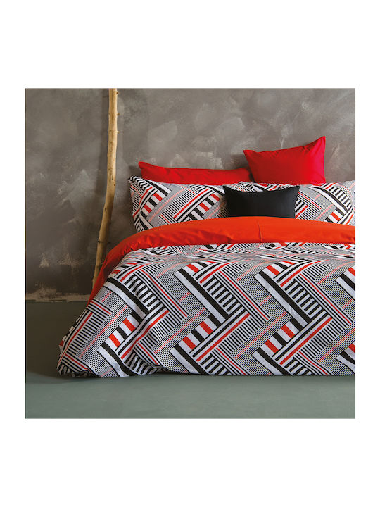 SB Home Lines Coverlet Queen Cotton Red 220x240cm