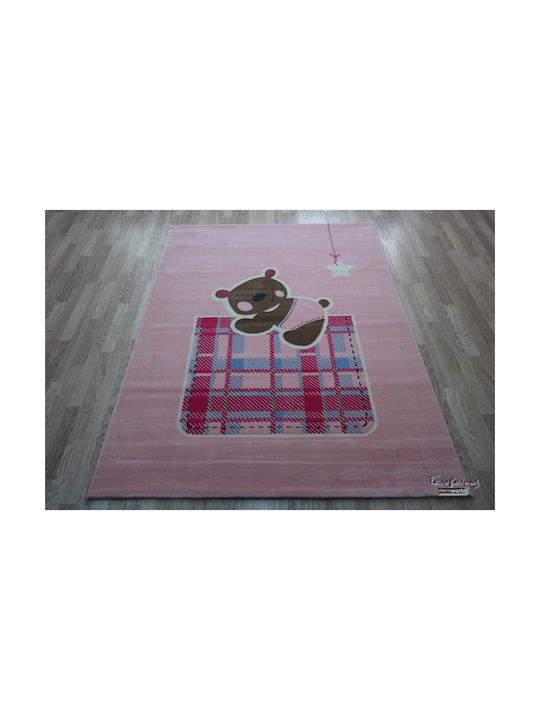 Saint Clair Teddy Παιδικό Χαλί Ροζ 150x200cm