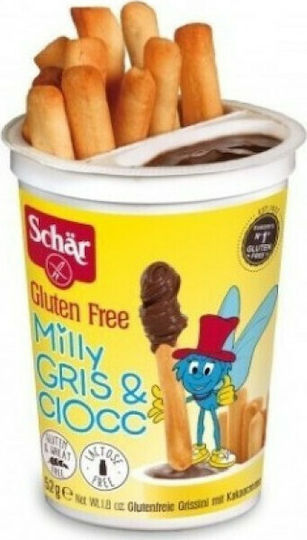 Schar Kekse Milly Gris & Ciocc Stäbchen Mit Topping Kakao-Creme 1Stück 52gr