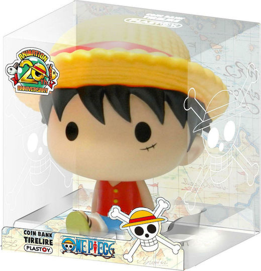 Plastoy One Piece -Luffy Money Box Παιδικός Κουμπαράς Κεραμικός Πολύχρωμος 14.6x12.2x15.8cm