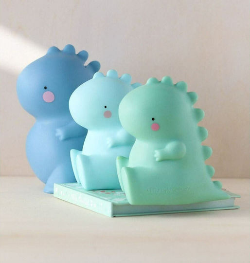 A Little Lovely Company T-Rex Kinder Spardose Keramisch Blau 11.4x16x13.8cm