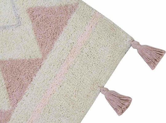 Lorena Canals Azteca Handmade Kids Rug Cotton Natural Vintage Nude 120x160cm