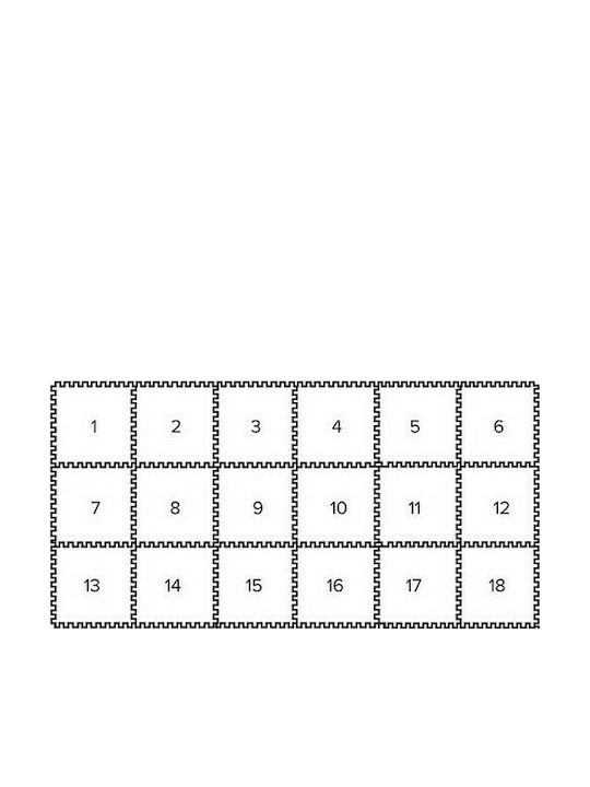 Toddlekind Kids Floor Puzzle Nordic Petrol 6 Pieces