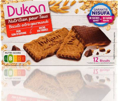 Dukan Biscuiți Ovăz Cu topping Ciocolată Fără Zahăr 1buc 200gr