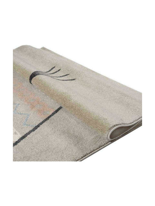 Polcarpet Kids Synthetic Rug Star 4336 160x230cm Beige Multy