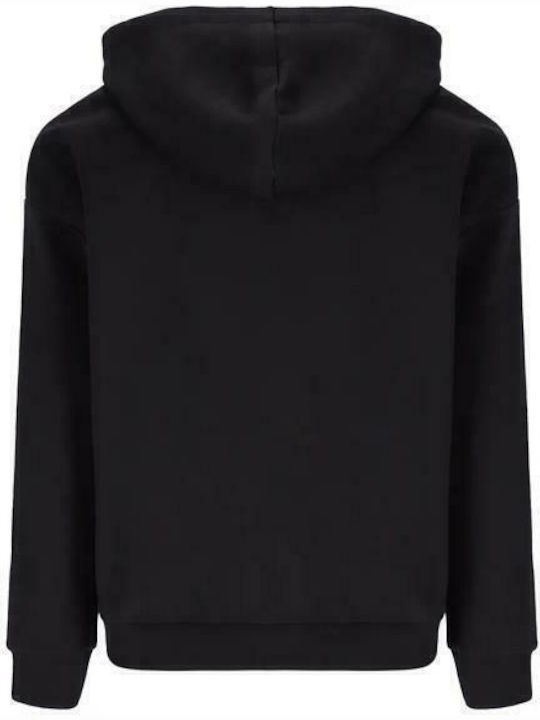 Giully Women's Sweatshirt Jacket Hooded Black