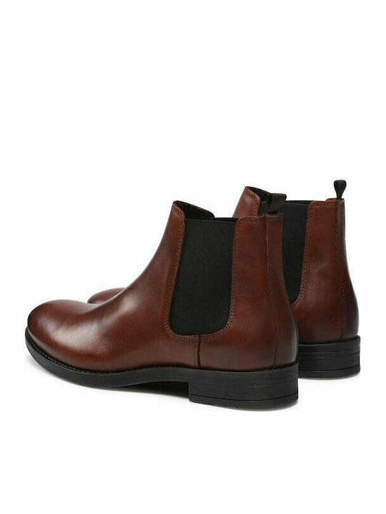 Leather Brown Chelsea Boots