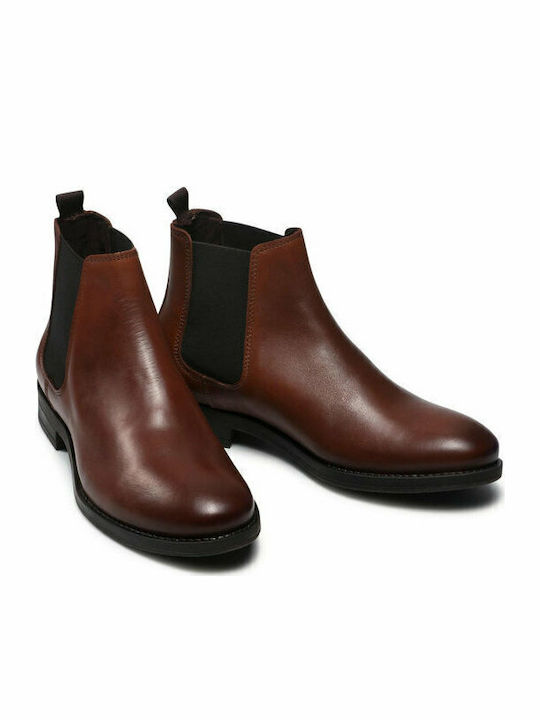 Leather Brown Chelsea Boots