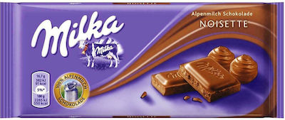 Milka Noisette Chocolate Milk Hazelnut 100gr 1pcs