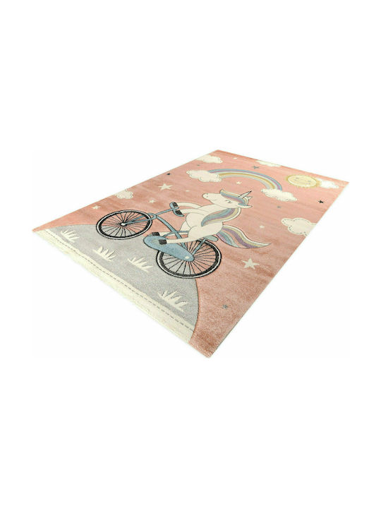 Tzikas Carpets 40115-055 Kids Rug Unicorn Roz 133x190cm Thickness 13mm