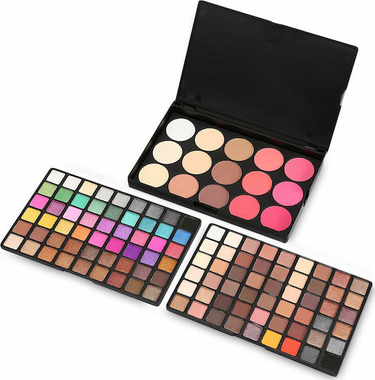 Popfeel 123 Colors Σετ Μακιγιάζ για Πρόσωπο, Μάτια & Φρύδια 130τμχ