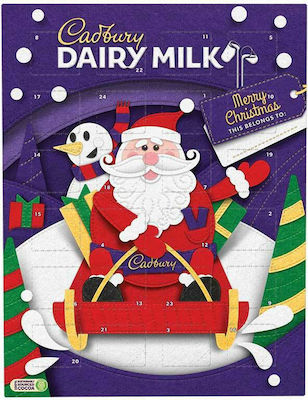 Cadbury Dairy Milk Christmas Advent Calendar Σοκολατάκια Γάλακτος Advent Calendar 90gr