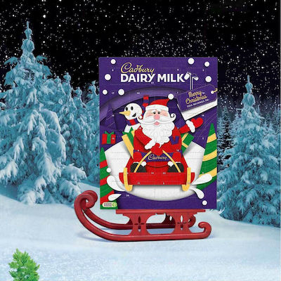 Cadbury Dairy Milk Christmas Advent Calendar Σοκολατάκια Γάλακτος Advent Calendar 90gr