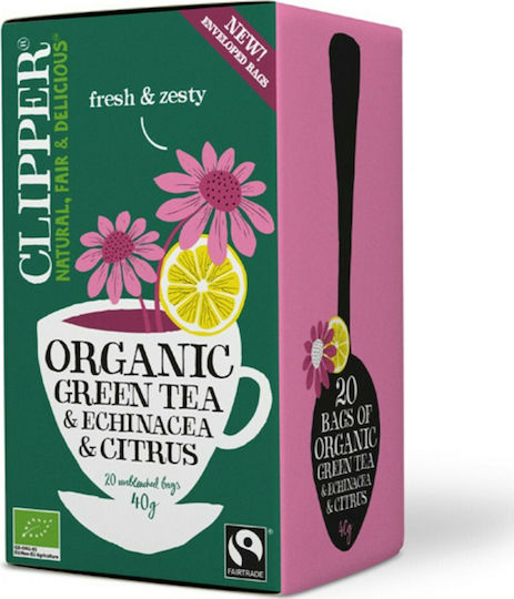 Clipper Green Tea Echinacea & Citrus 20 Bags 40gr 20pcs