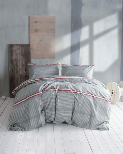 Rythmos Jefrrey Set Coverlet Single Cotton Red 160x240cm 2pcs