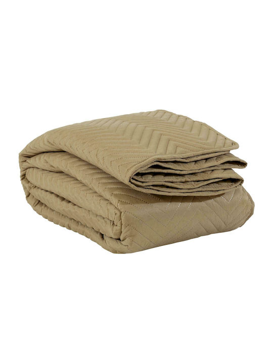 Das Home 9482 Coverlet Queen Size Microfiber Beige 220x240cm