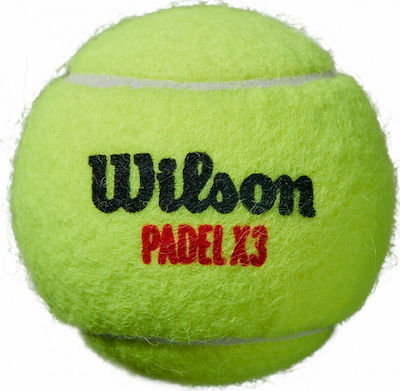 Wilson X3 Μπαλάκια Padel 3τμχ