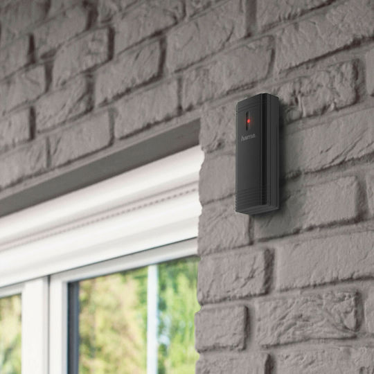 HAMA Color Edge 00186312 Wireless Stație meteorologică Digital De masă Negru