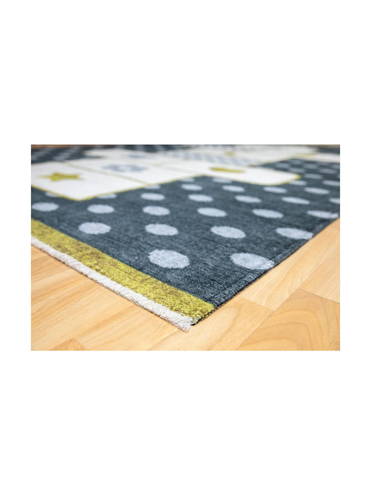 Ezzo Hopscotch KD44 Kinder Teppich Gray 160x230cm