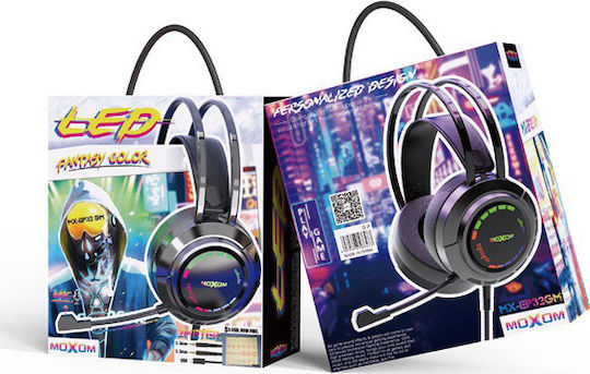 Moxom MX-EP32 Over Ear Gaming Headset with Connection 2x3.5mm / USB