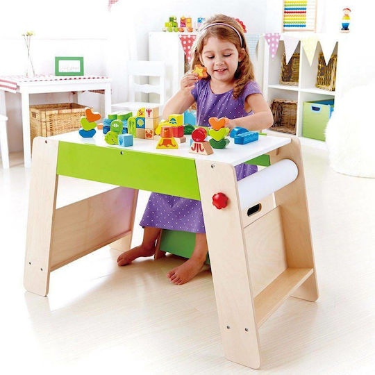 Art Play Station Kids Desk made of Wood Beige Hape