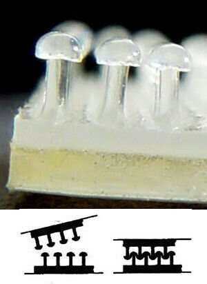 3M Dual Lock Self-Adhesive Hook & Loop Tape Transparent 12mmx1m 1pcs