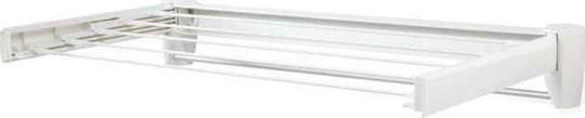 Leifheit Telegant 36 Protect Plus Wall Clothes Drying Rack Aluminum with Hanging Length 3.6m
