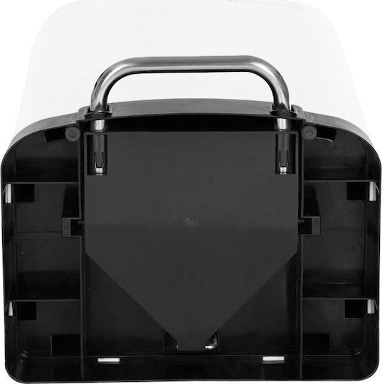 Songmics Soft-Close Waste Bin Metallic with Pedal White 30L