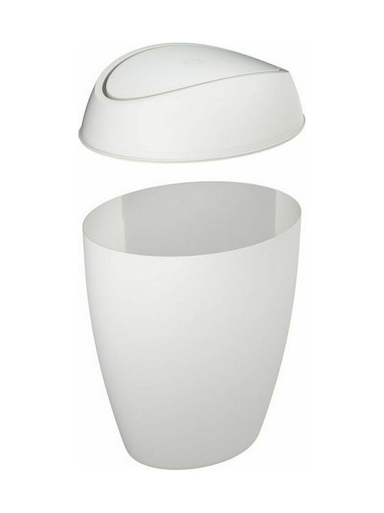 Umbra Twirla Waste Bin Waste Plastic White 9lt 1pcs