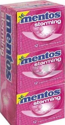 Mentos 12 Chewing gum Storming with Bubble Fresh Flavour Sugar Free 33gr