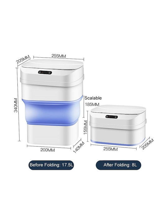 Factory ZSW-L11 Waste Bin Waste Plastic with Photocell Multicolored 8lt 1pcs