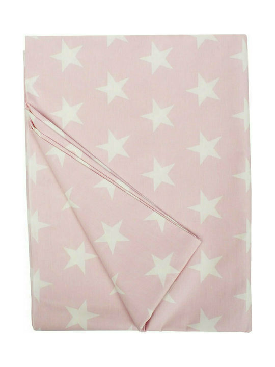 Dimcol Baby Sheet Crib Cotton Fitted Star 1916118407303226 32 Pink 70x140cm