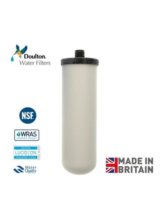 Doulton Filtru de Apă de Înlocuire pentru Blat și Sub Blat din Cărbune Activ 10" Ultracarb Imperial ICP 0.5 μm - micrometru
