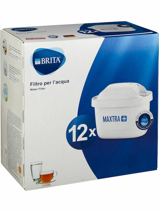 Brita Water Filter Replacement for Pitcher made of Activated Carbon Maxtra+ 12pcs