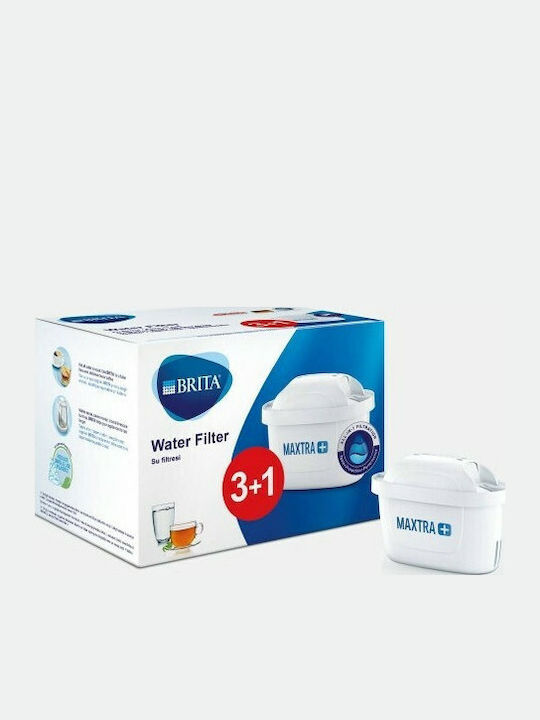 Brita Water Filter Replacement for Pitcher made of Activated Carbon Maxtra+ Pure Performance 4pcs