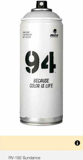 Montana Colors Spray Farbe 94 mit Matt Effekt Sundance RV-192 400ml