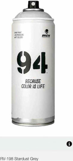 Montana Colors Σπρέι Βαφής 94 με Ματ Εφέ Stardust Grey RV-198 400ml