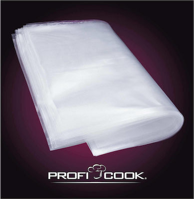 Profi Cook PC-VK 1015ΕΒ Σαγρέ Σακούλες για Συσκευές Vacuum 220x300mm 50τμχ