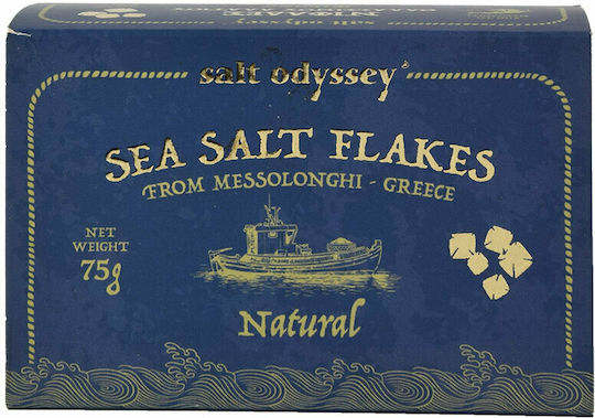 Salt Odyssey Νιφάδες Μεσολογγίου Θαλασσινό Αλάτι 75gr