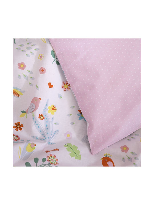 Nima Sweetland Baby Sheets Set Crib Cotton Multicolored 120x170cm 3pcs