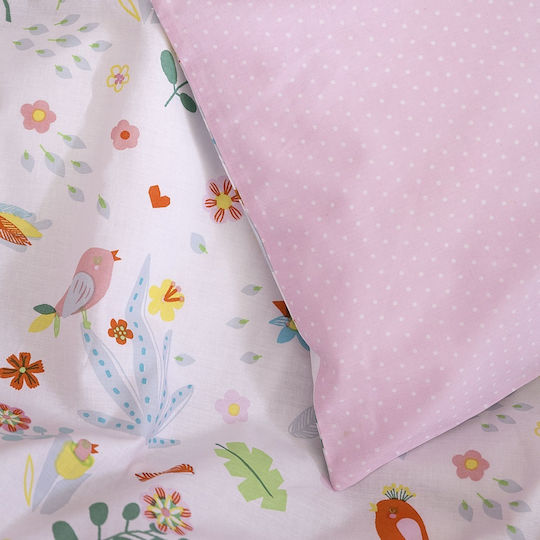 Nima Sweetland Baby Sheets Set Crib Cotton Multicolored 120x170cm 3pcs